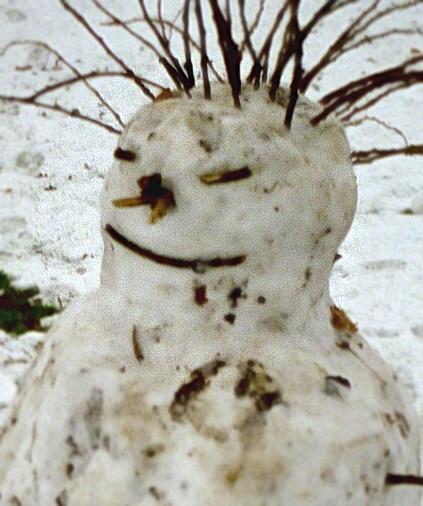 Der Schneemann ist ein Punk!