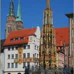 Der Schöne Brunnen in Nürnberg - ohne Touristen!