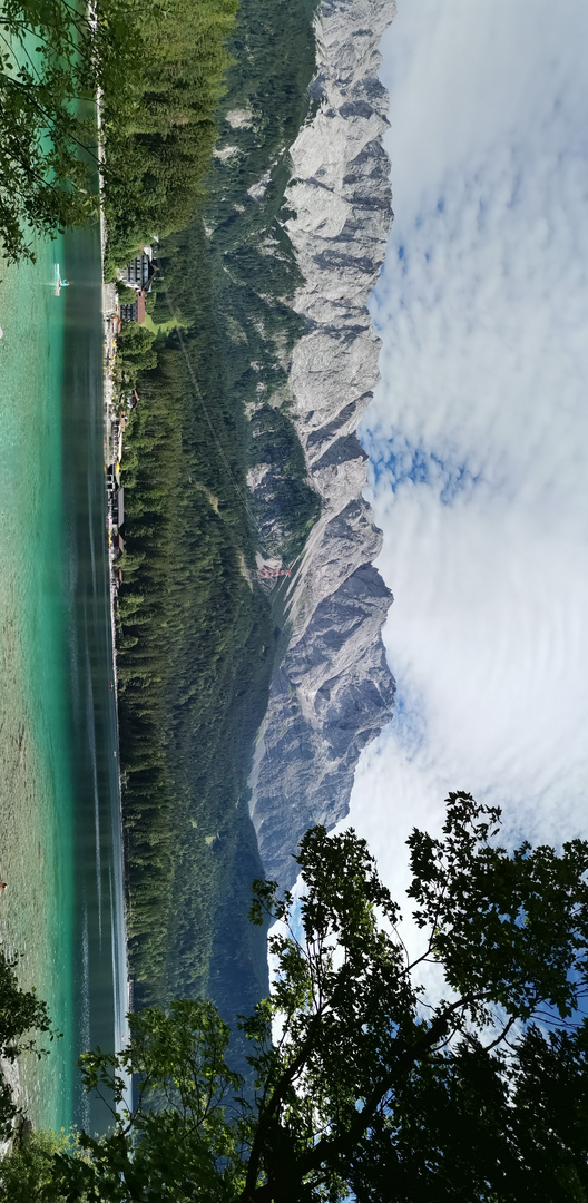 Der schöne Eibsee an der Zugspitze 