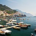 Der schöne Hafen von Amalfi