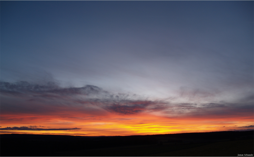 Der Schone Himmel Am Abend Foto Bild Sonnenuntergange Himmel Universum Natur Bilder Auf Fotocommunity