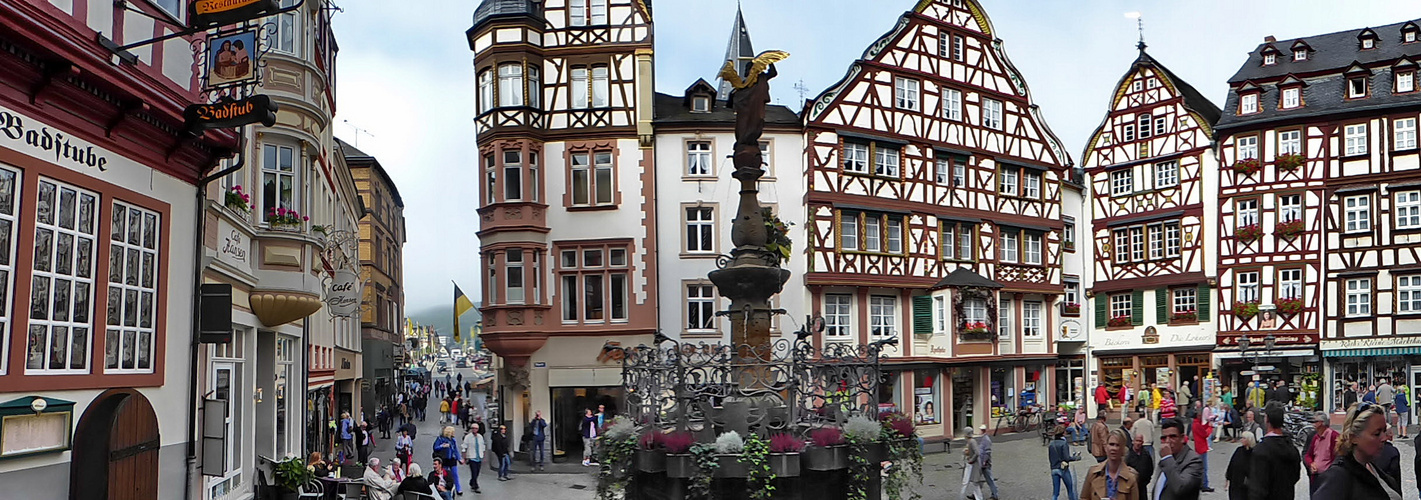 der schöne Marktplatz von Bernkastel