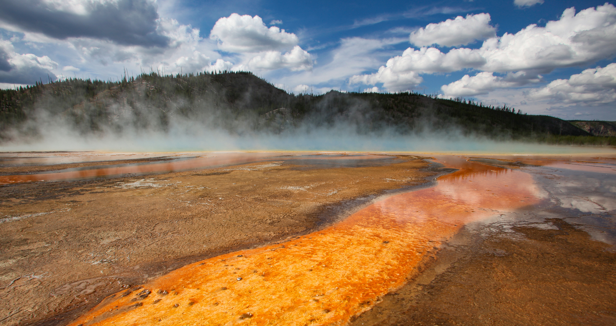 Der schöne Yellowstone Nationalpark