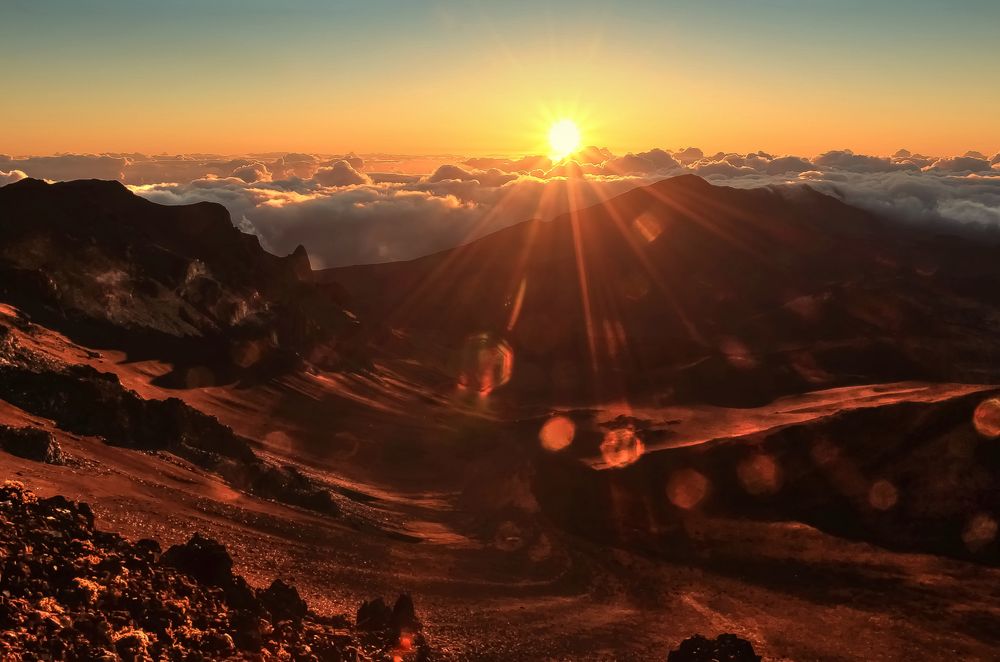 Der schönste Sonnenaufgang der Welt II Foto &amp; Bild north america