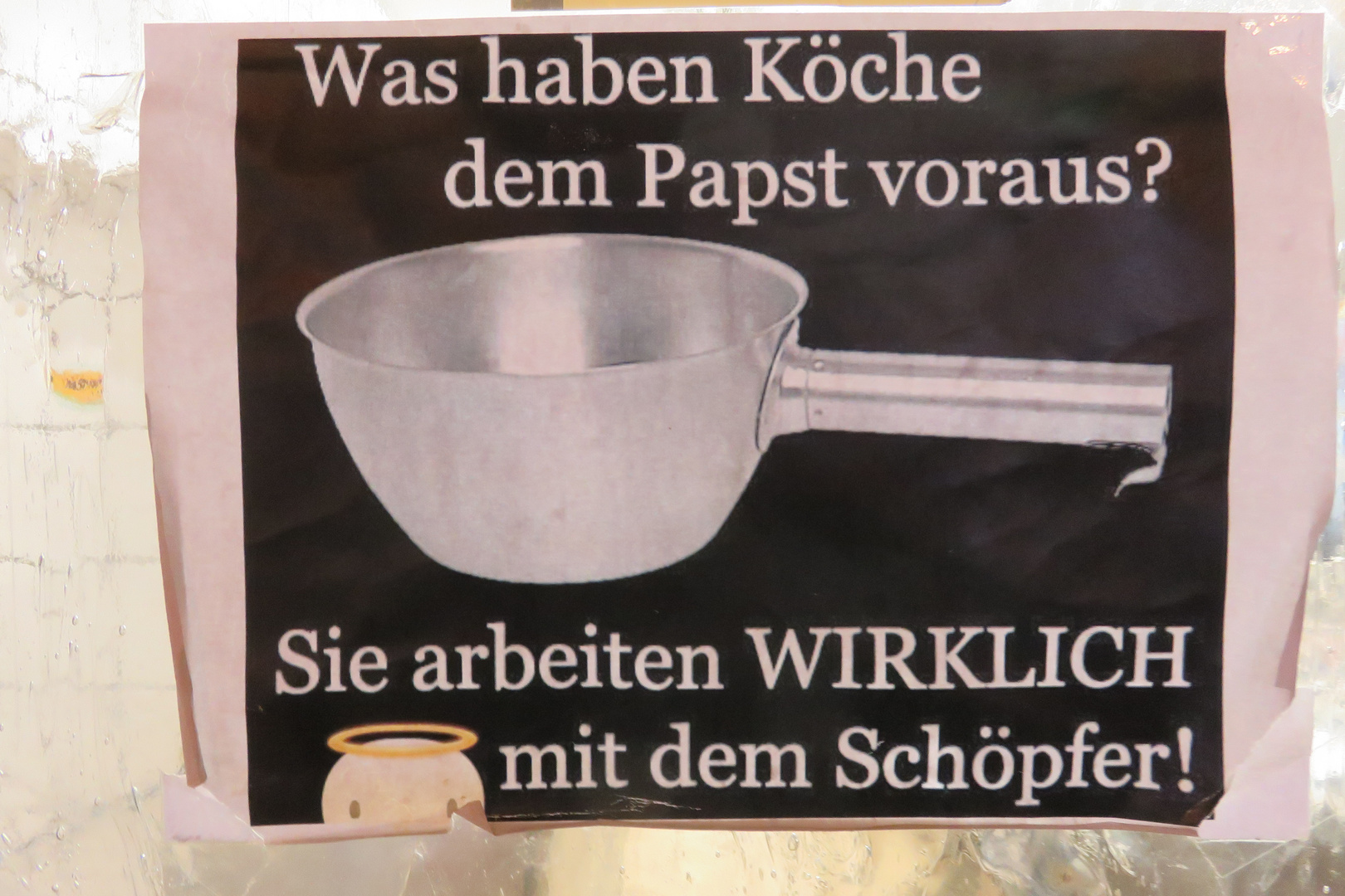 Der Schöpfer ist überall.