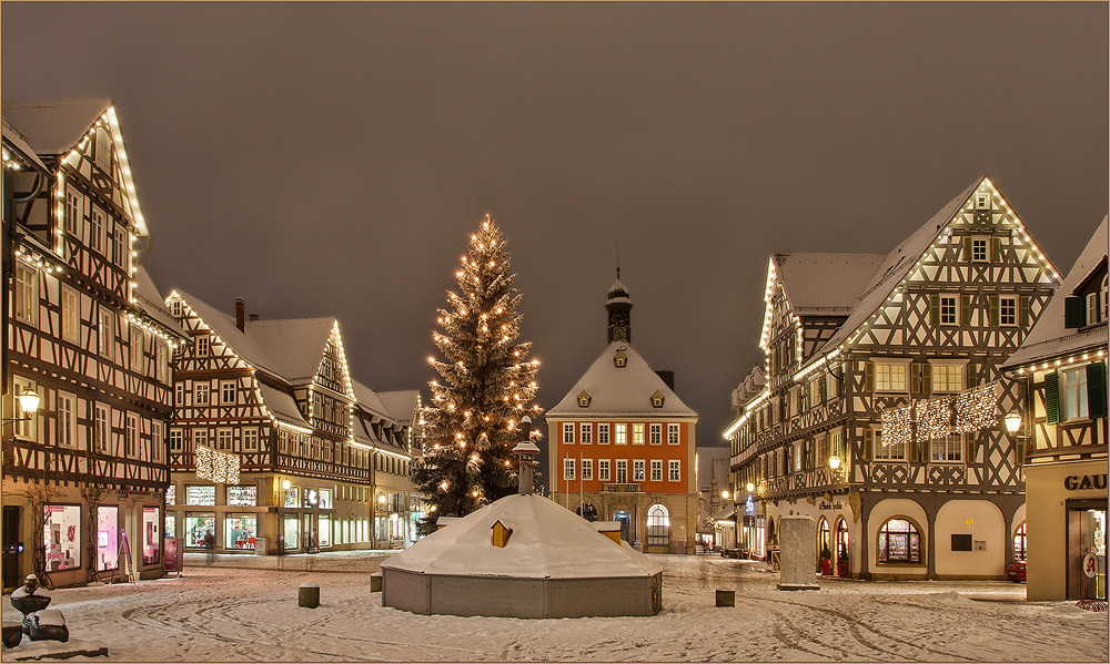 Der Schorndorfer Marktplatz