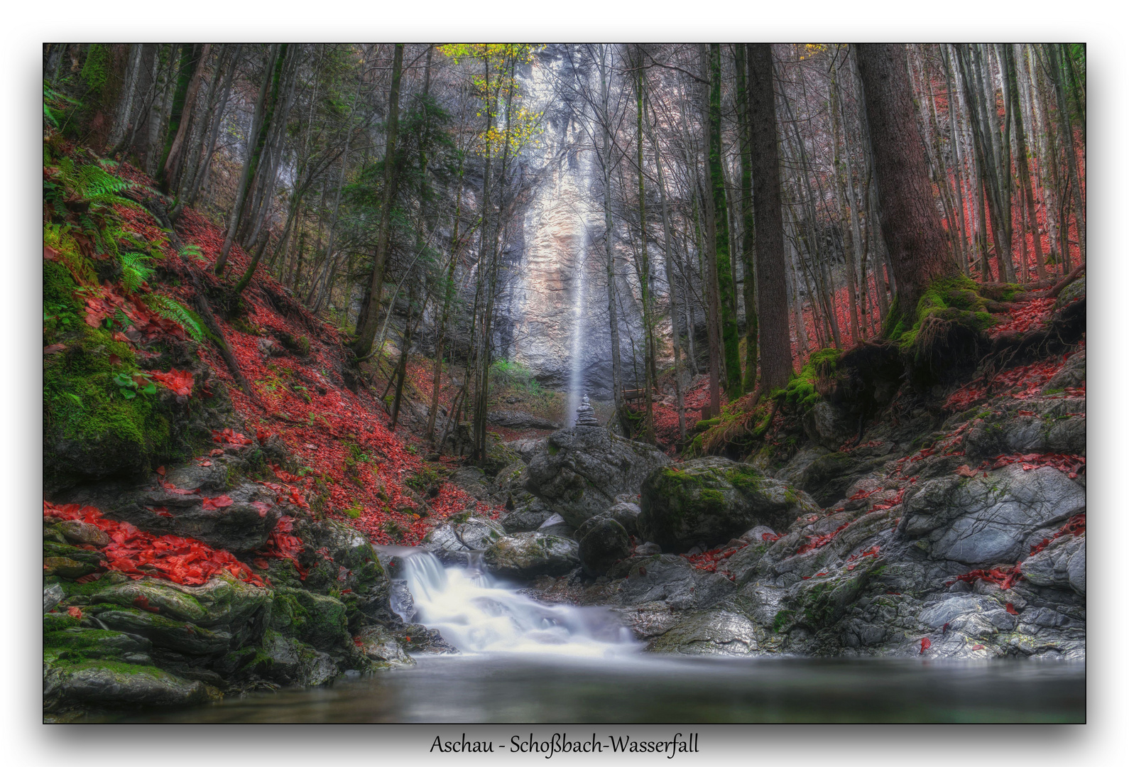 Der Schoßrinn - Wasserfall bei Aschau