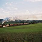 Der Schotterzug mit über 2000 Tonnen