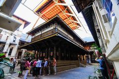 Der Schrein im Tempel des Goldenen Zahns in Kandy...
