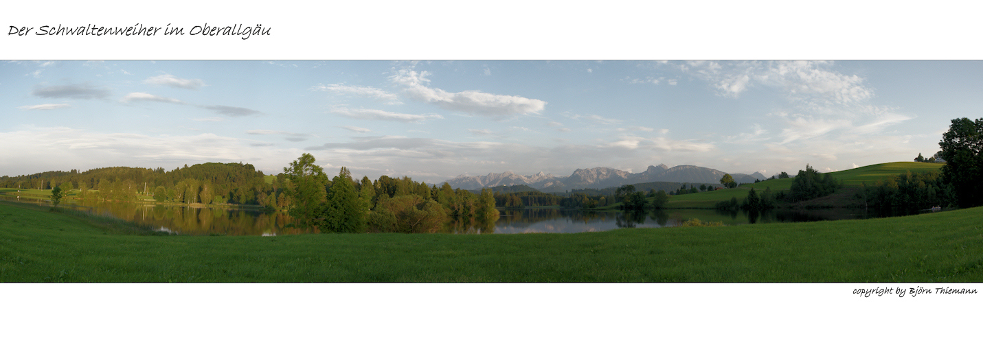 Der Schwaltenweiher im Ostallgäu III