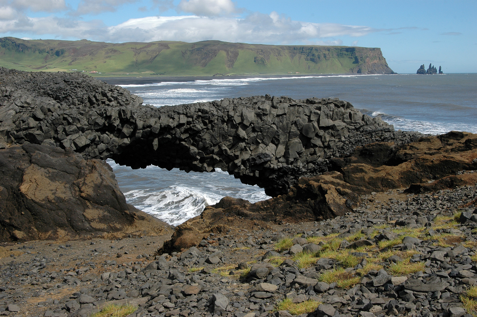 Der schwarze Strand von Vík í Mýrdal 2