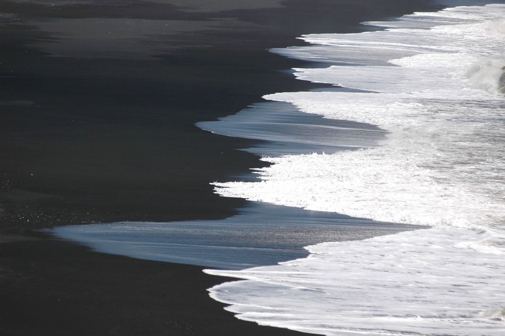 Der schwarze Strand von Vík í Mýrdal