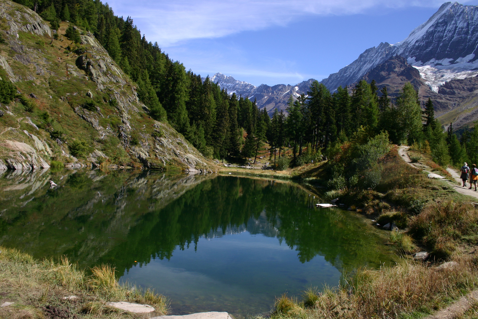 DEr Schwarzsee im Lötschental