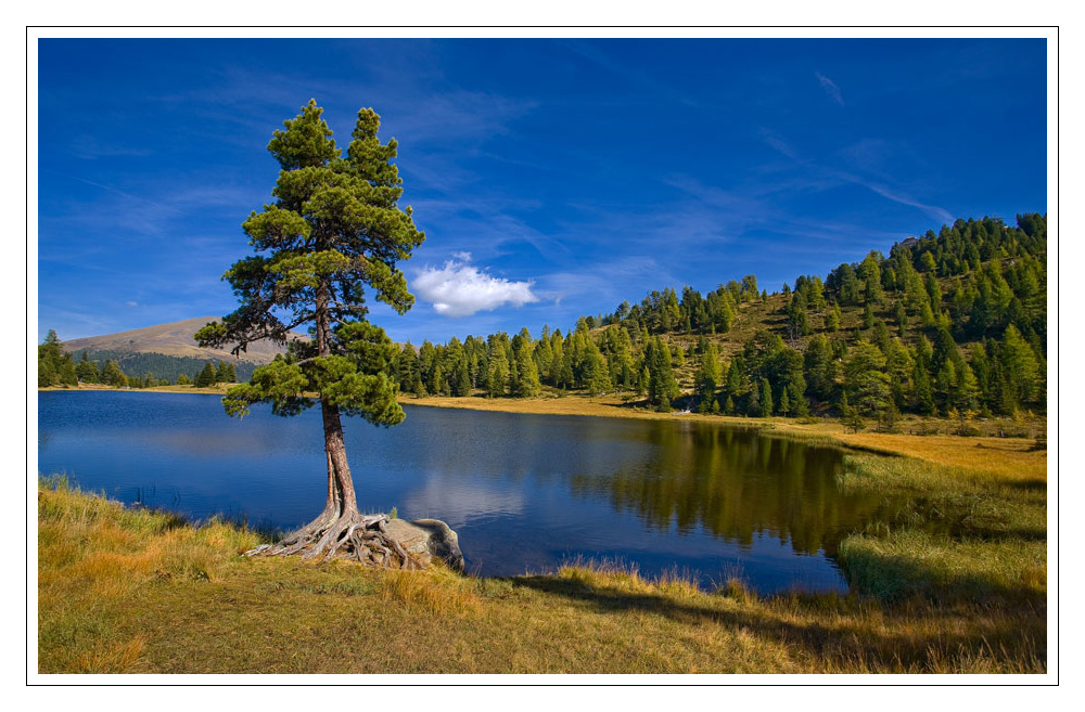 Der Schwarzsee im Turrachgebiet (Kärnten)