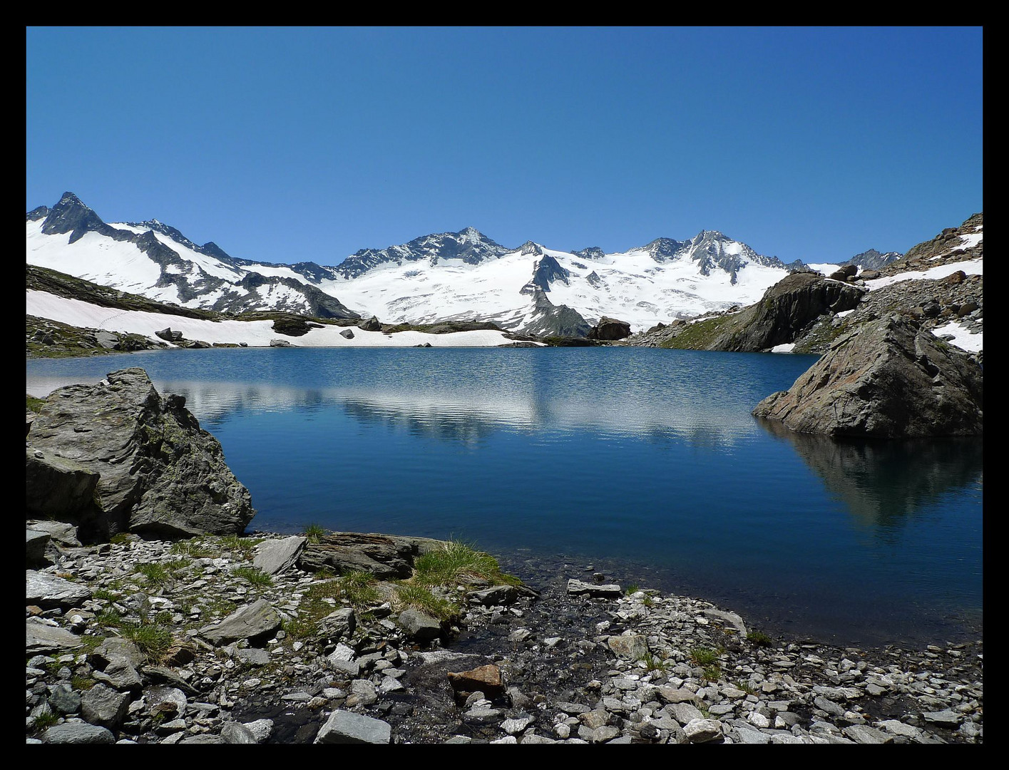 der Schwarzsee in den Zillertalern