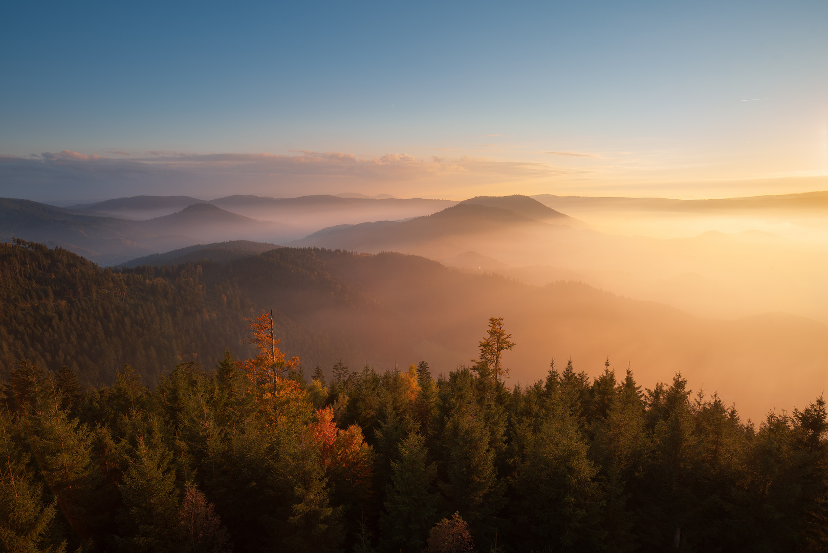 Der Schwarzwald zeigt sich von seiner schönsten Seite