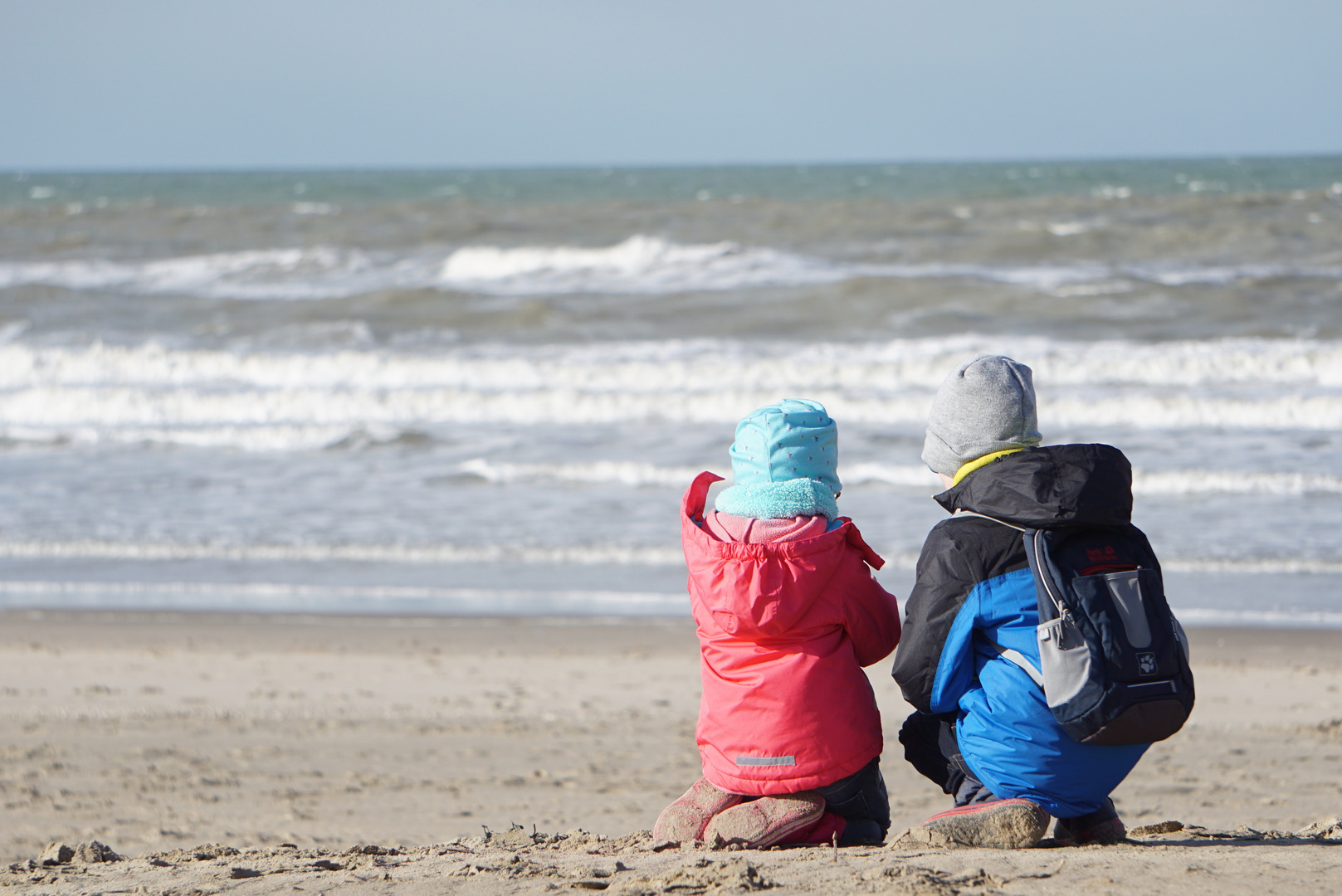 Der Schwester das Meer erklären...