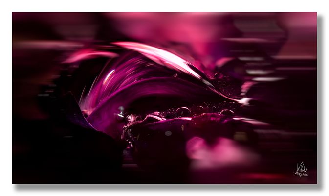 Der Schwimmer und die Welle