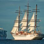 Der "SEA CLOUD SPIRIT" hinterhergeknipst