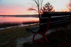 Der See am Abend