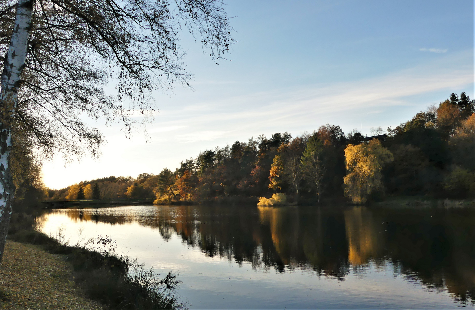 der See am Abend