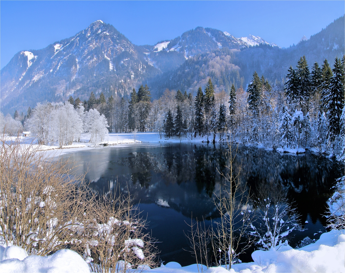 DER SEE DER NIE ZUFRIERT