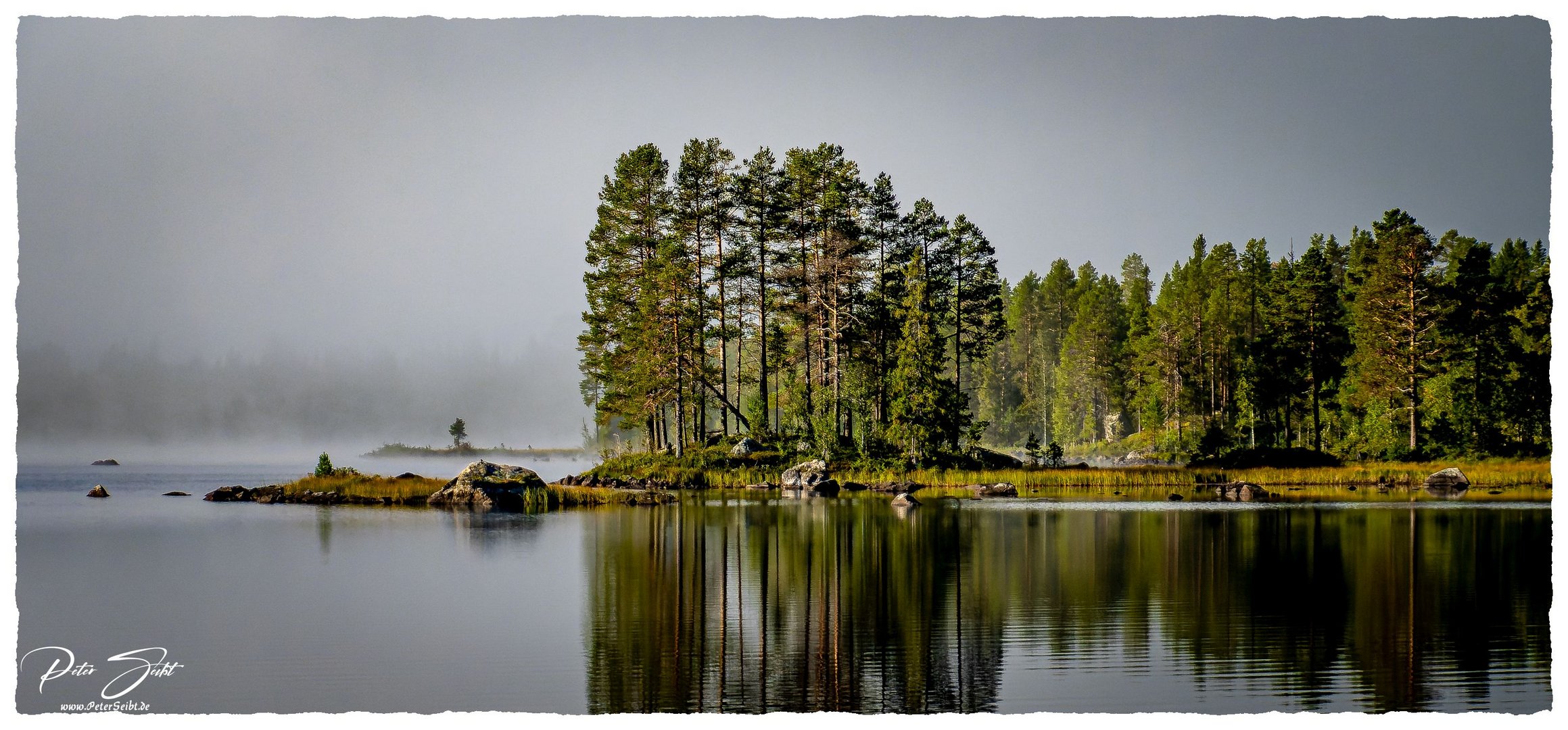 Der See "Gärdsjön" am Vildmarksvägen