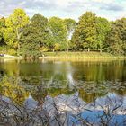 Der See im Britzer Garten Panorama