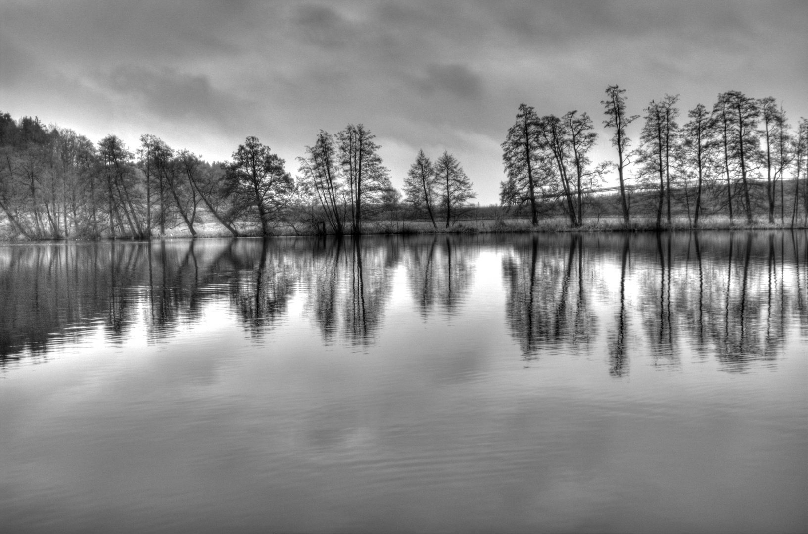 Der See im Winter