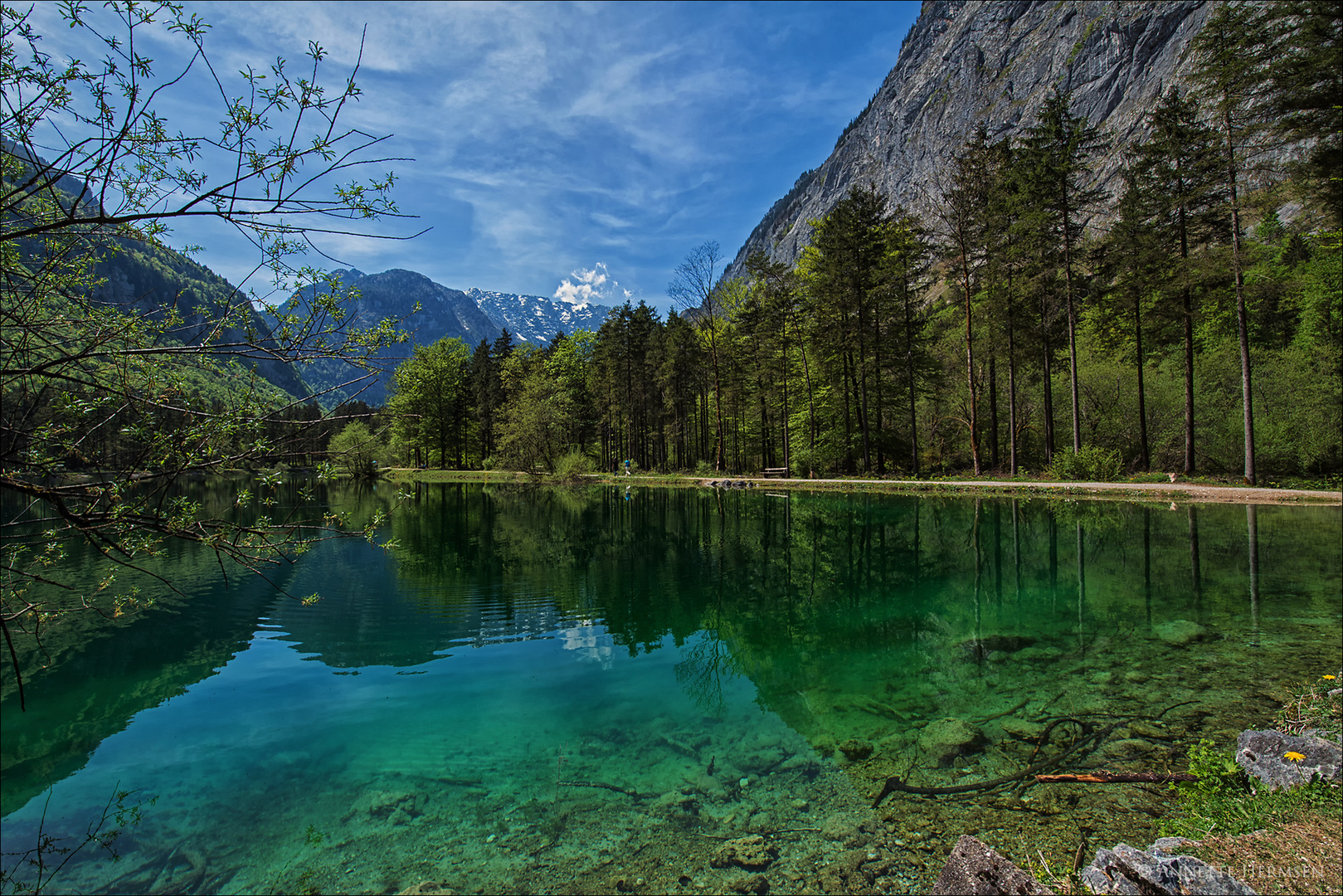 Der See in den Bergen