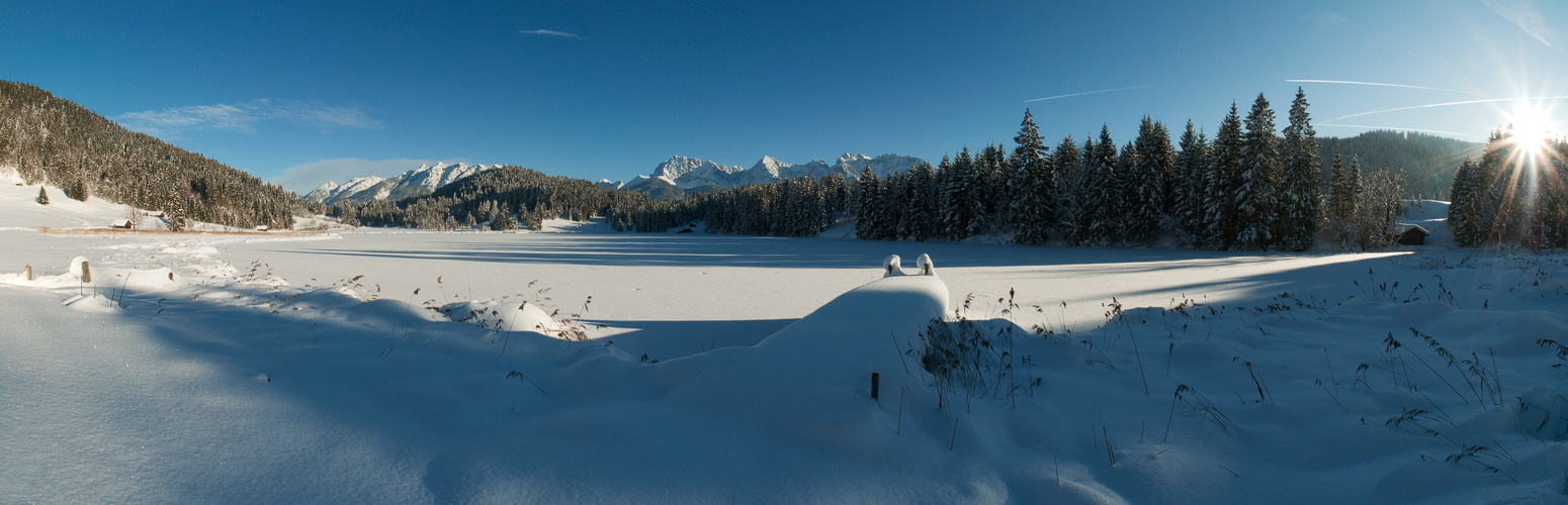 Der See und sein Winterkleid