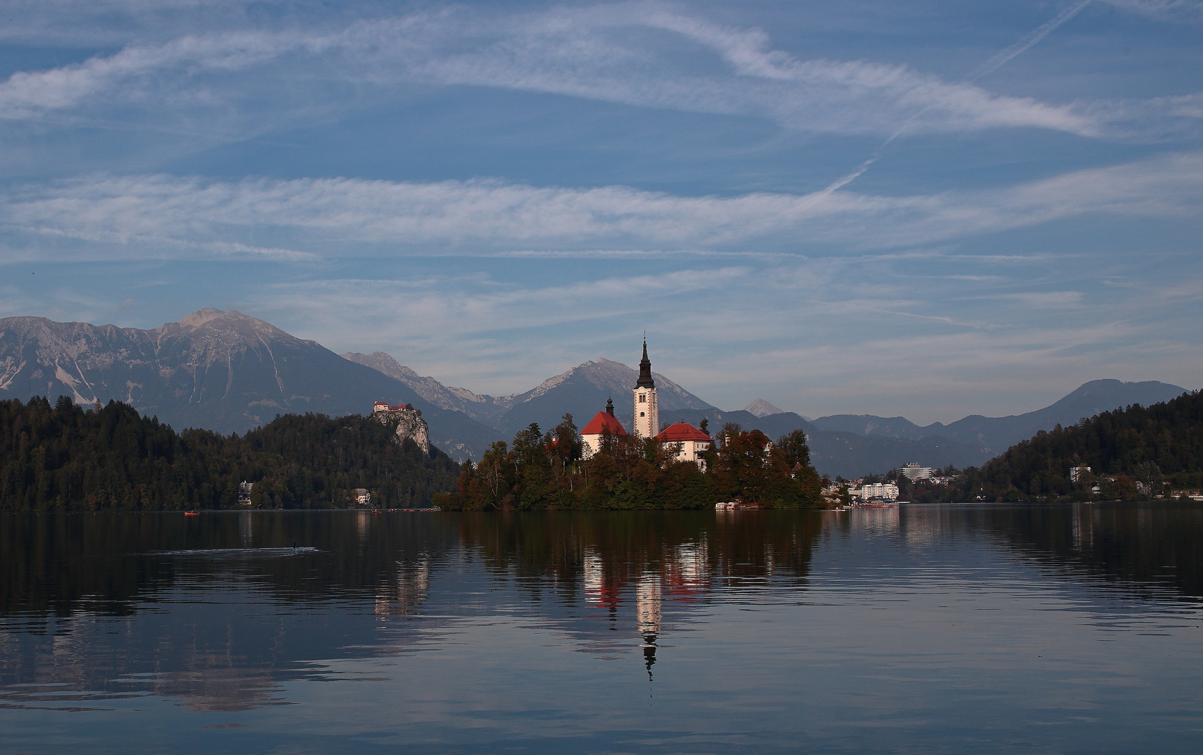 Der See von Bled, Slowenien....