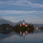 Der See von Bled, Slowenien....