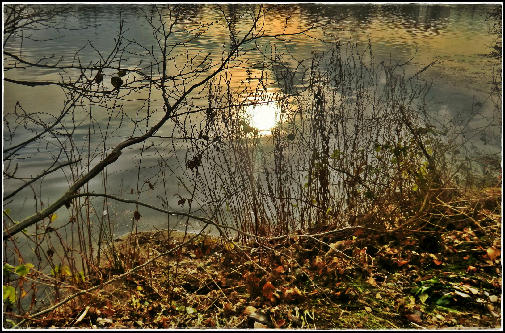 Der See vor dem Schnee