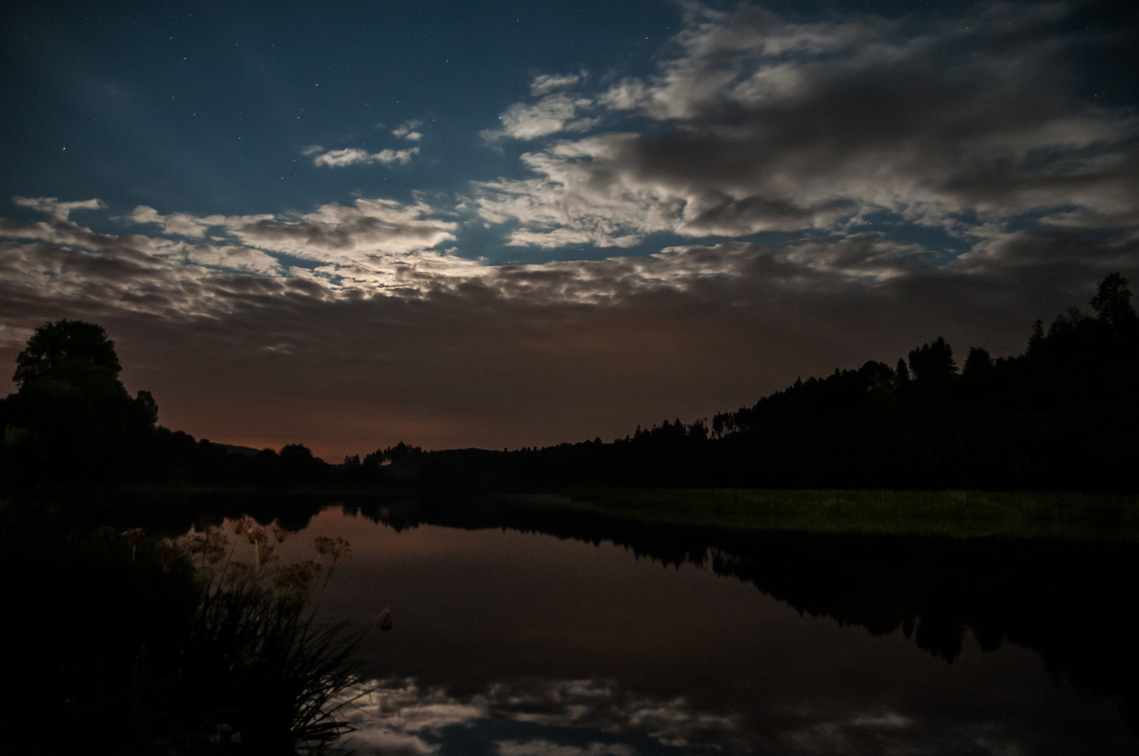 Der See vor unserem Ferienhaus in Tchechien