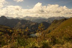 Der Seealpsee unterhalb des Nebelhorns, Oberstdorf