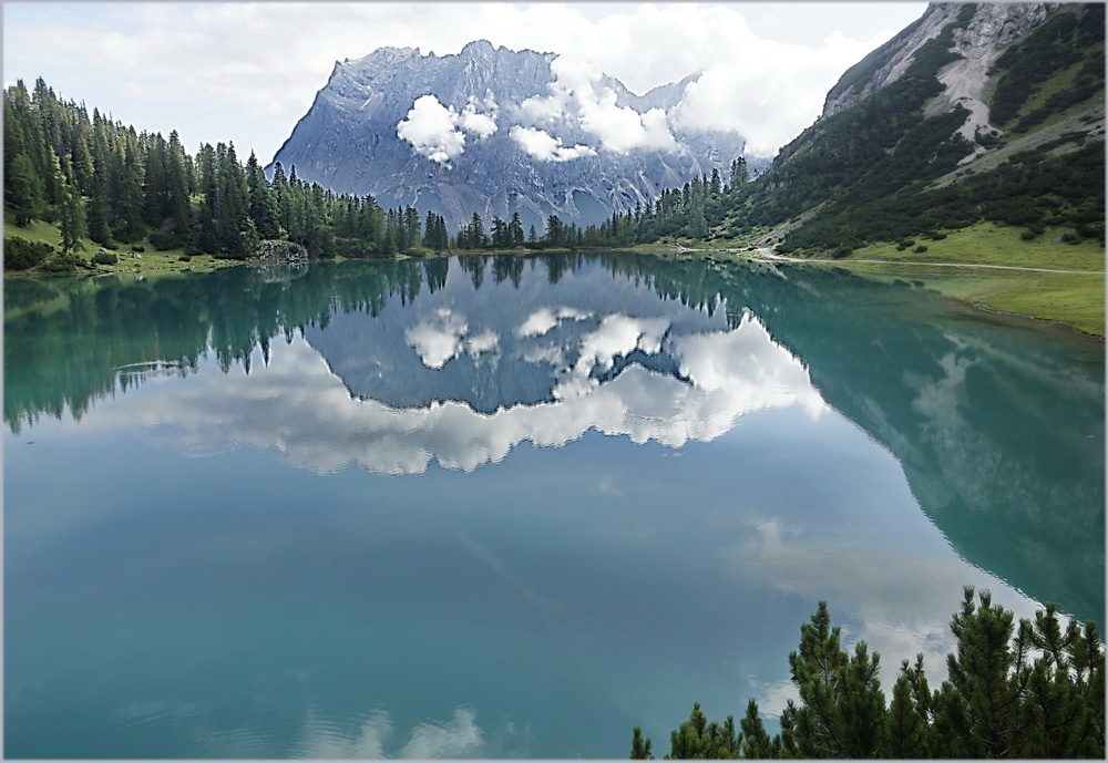 Der Seebensee morgens um sieben