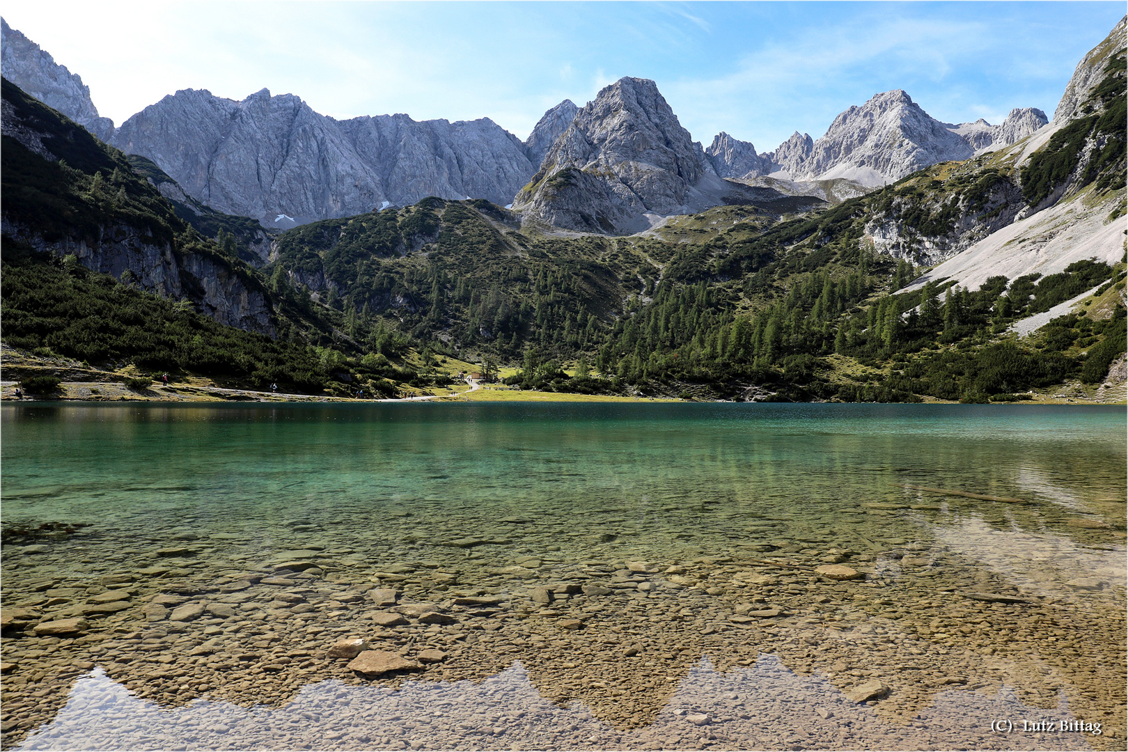 Der Seebensee vor dem Vorderen Drachenkopf