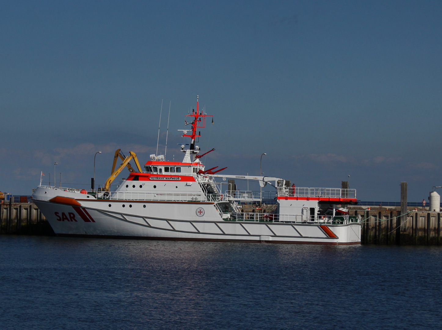 Der Seenotrettungskreuzer von Helgoland