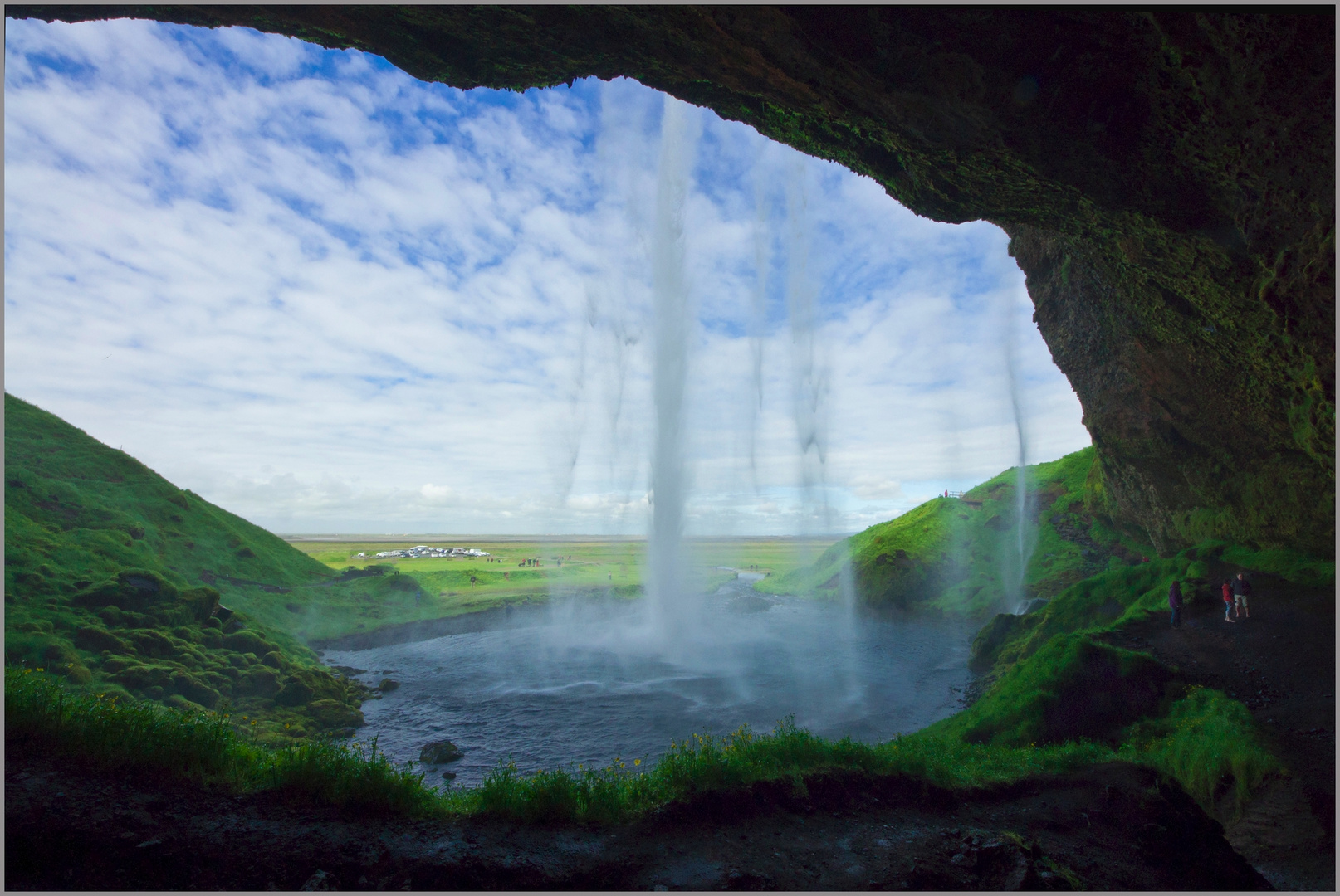 Der Seljalandsfoss ...