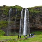 Der Seljalandsfoss im Süden von Island