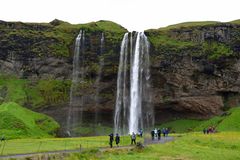 Der Seljalandsfoss im Süden von Island