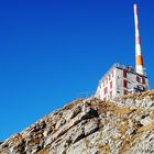 Der Sendemast auf dem Säntis