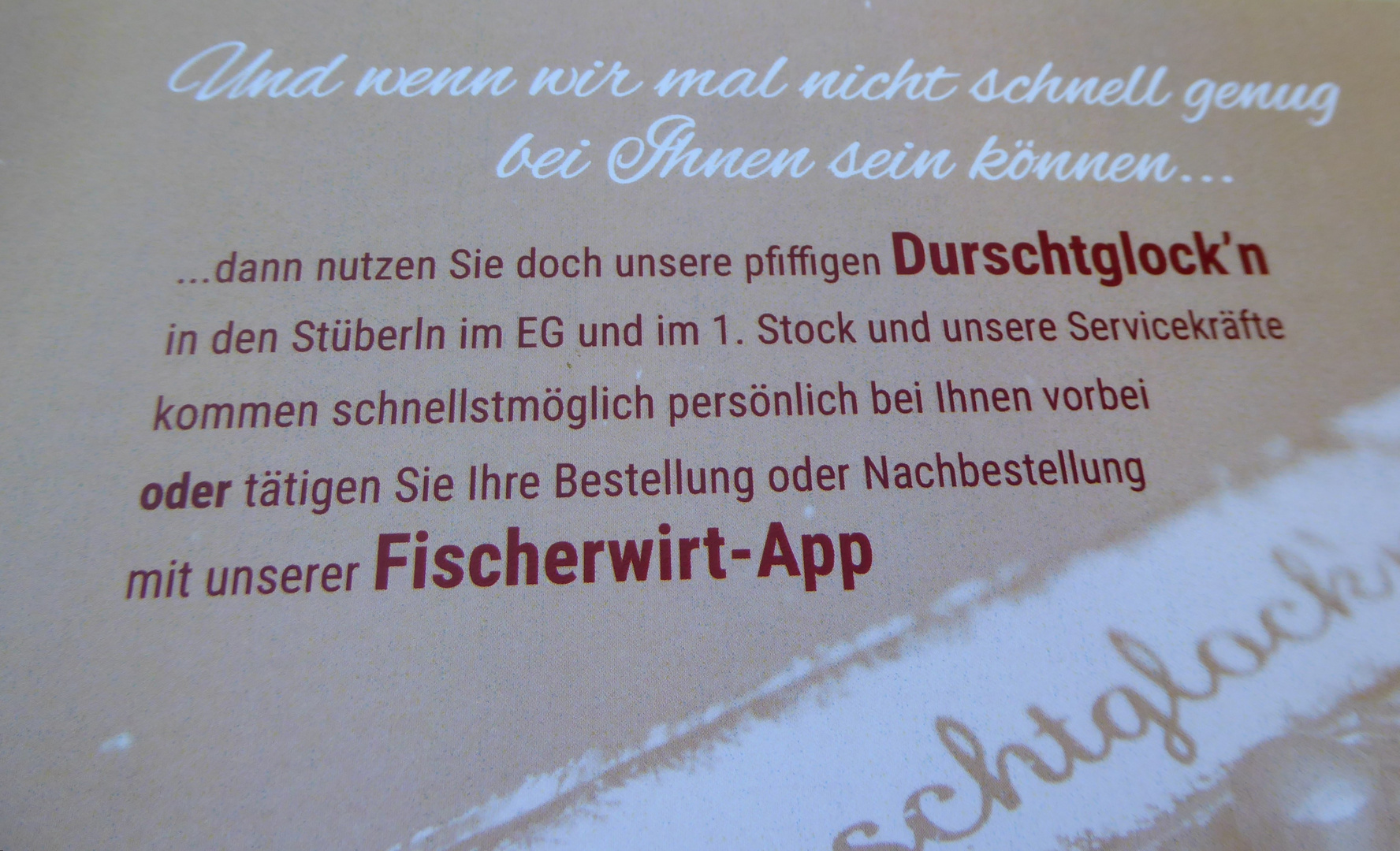 Der Service ist gesichert....