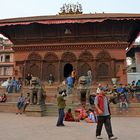 Der Shiva-Parvati-Tempel auf dem Durbar Square in Kathmandu