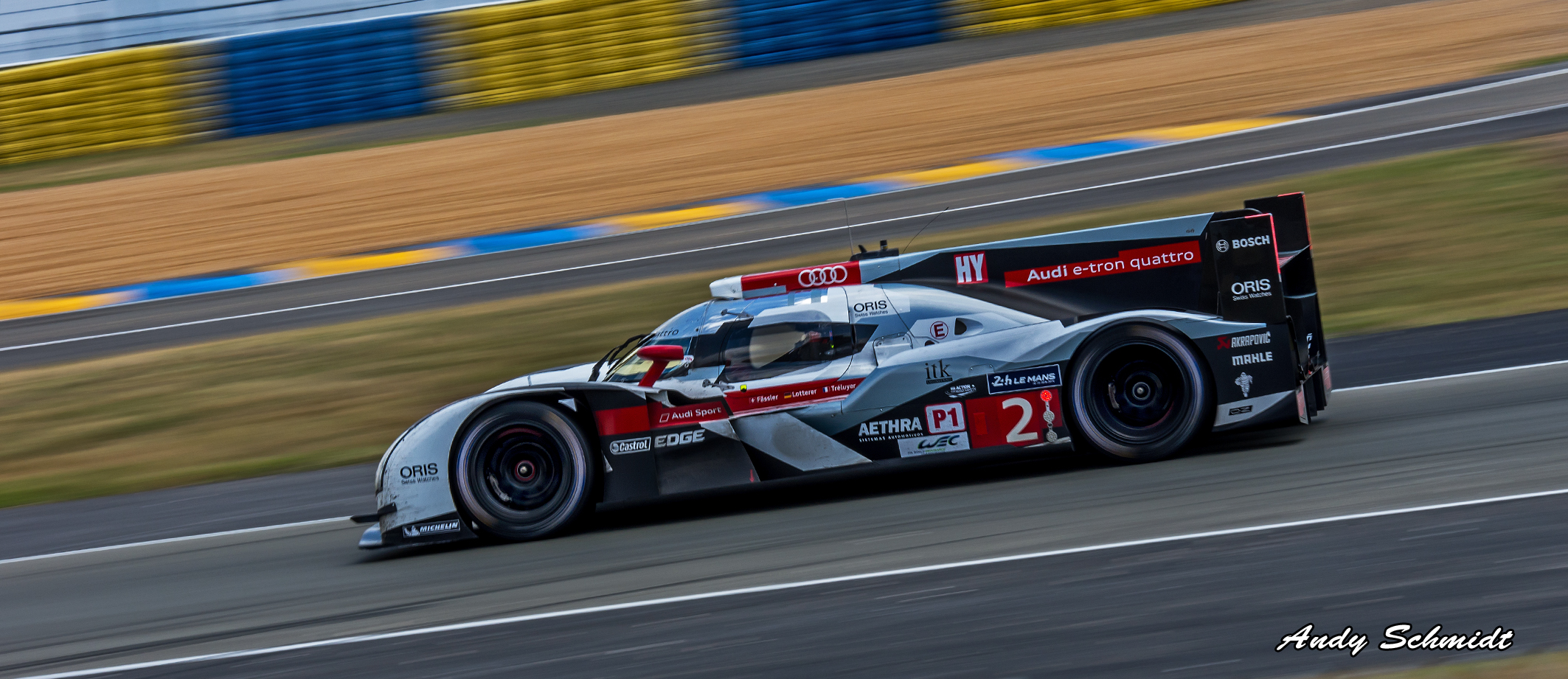 Der Sieger im Morgengrauen Le Mans 2014