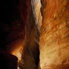 Der Sik (Schlucht in Jordanien auf dem Weg nach Petra in die Felsenstadt)