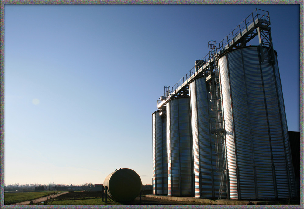 Der Silo in Wölfersheim