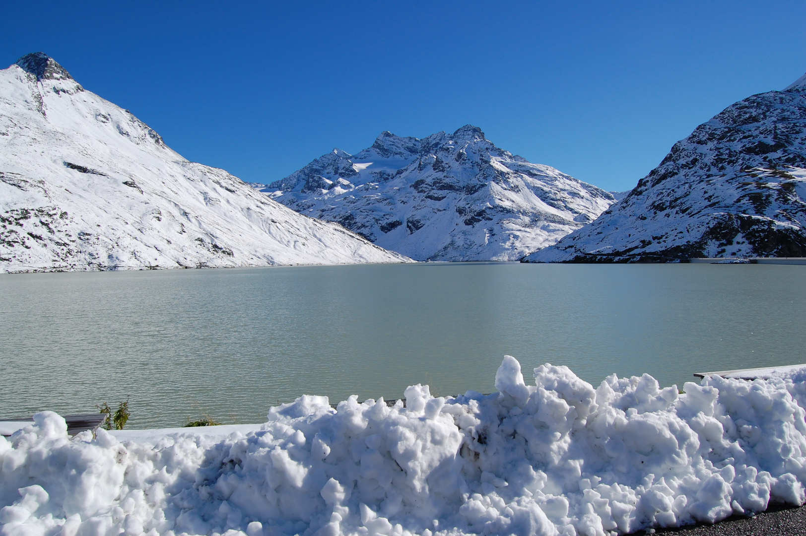 Der Silvrettastausee am 1. 9. 2010