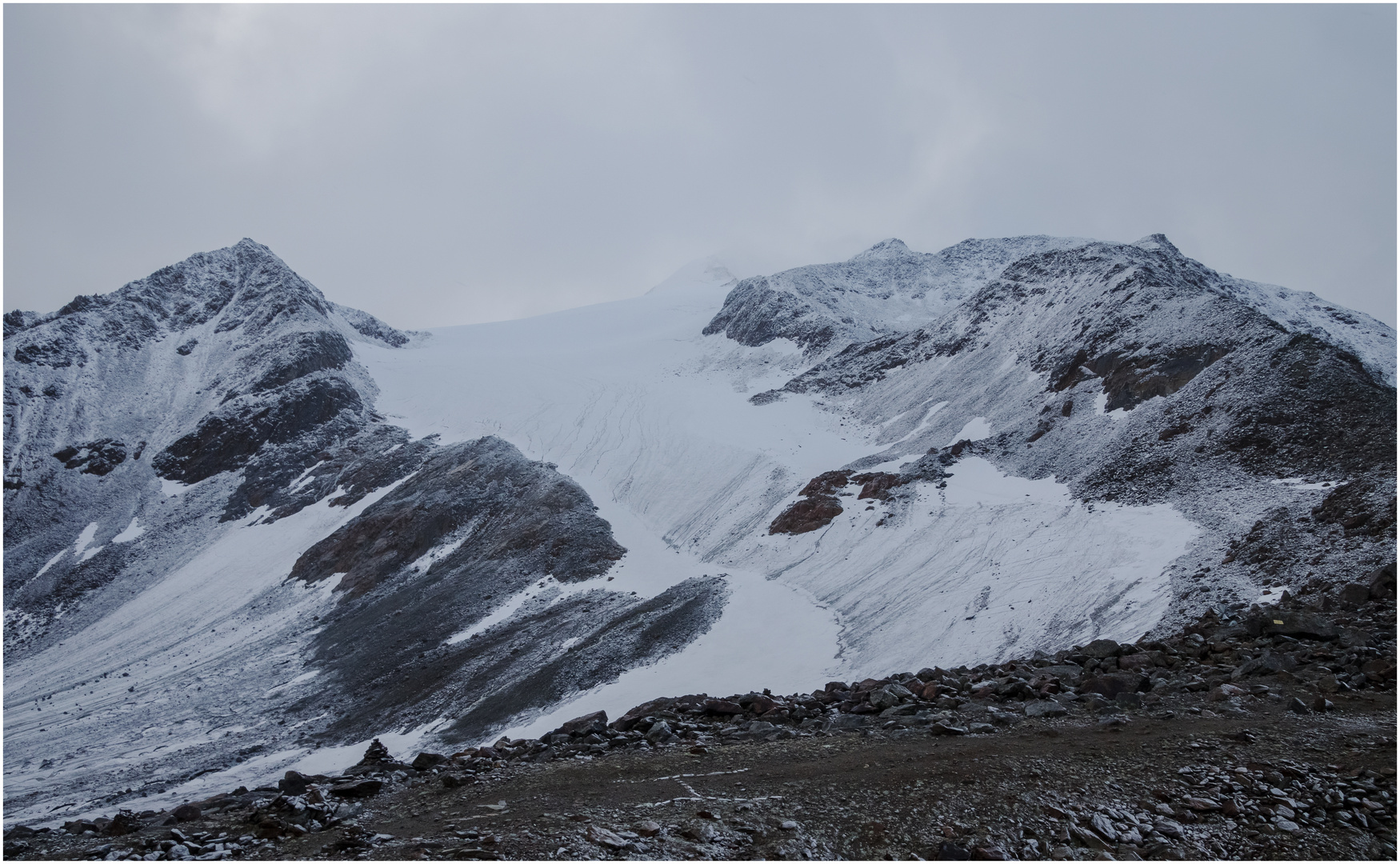 Der Similaun und sein Gletscher